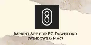 imprint app for pc