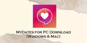 mydates for pc