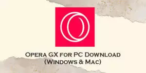 opera gx for pc