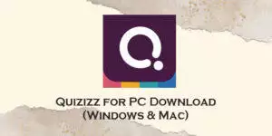 quizizz for pc