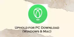 uphold for pc