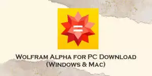 wolfram alpha for pc