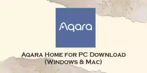 aqara home for pc