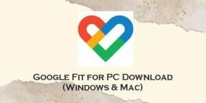 google fit for pc