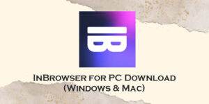 inbrowser for pc