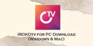 irokotv for pc