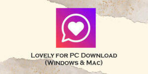 lovely for pc