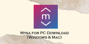 mysa for pc