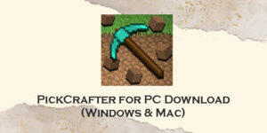 pickcrafter for pc