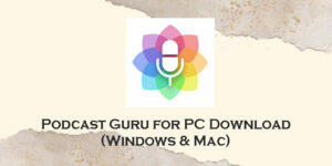podcast guru for pc