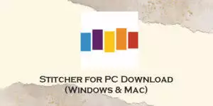 stitcher for pc