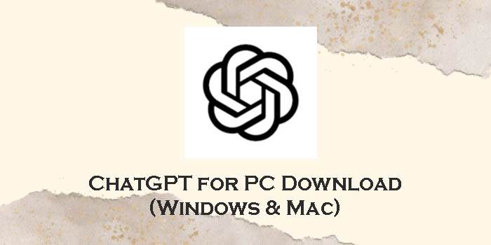 chatgpt for pc