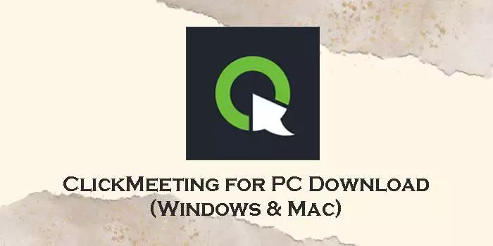 clickmeeting for pc
