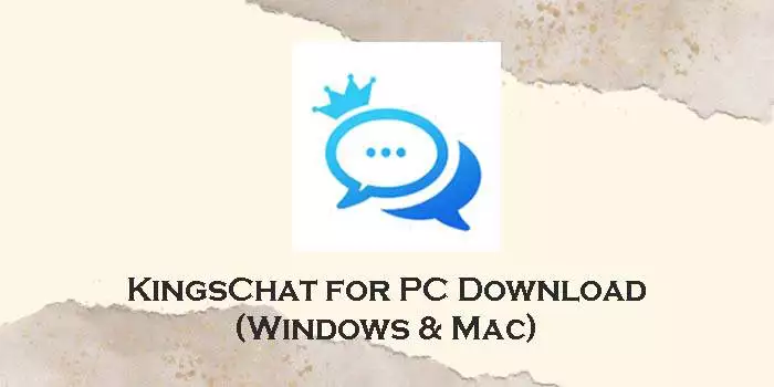 kingschat for pc