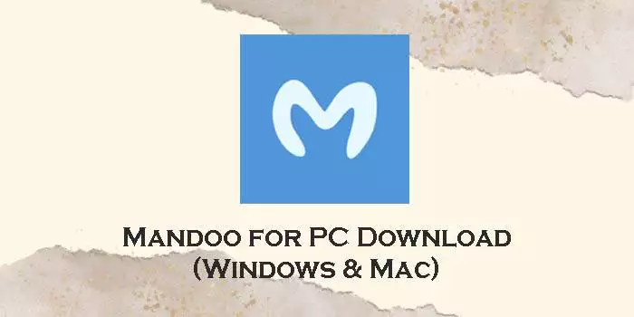 mandoo for pc