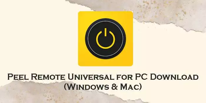 peel remote universal for pc
