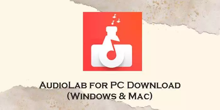 audiolab for pc