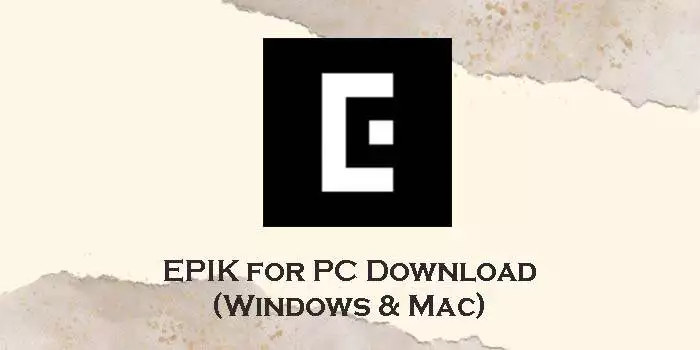 epik for pc