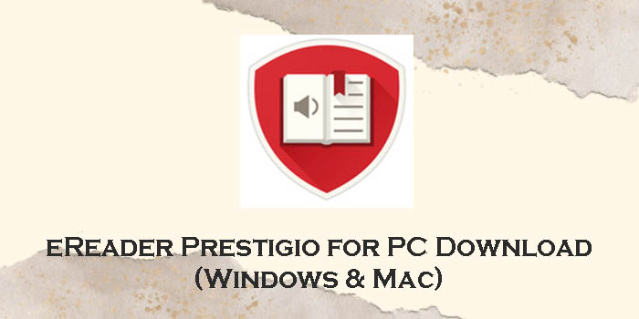 ereader prestigio for pc