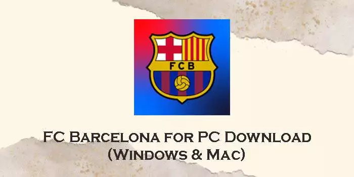 fc barcelona for pc