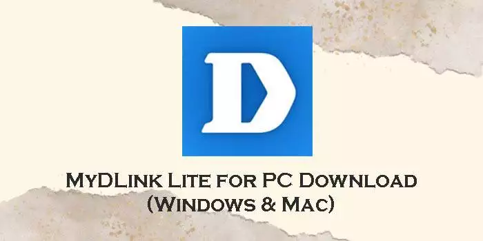 mydlink lite for pc