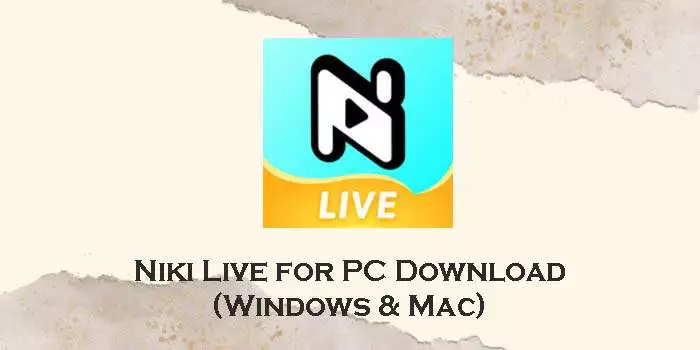 niki live for pc