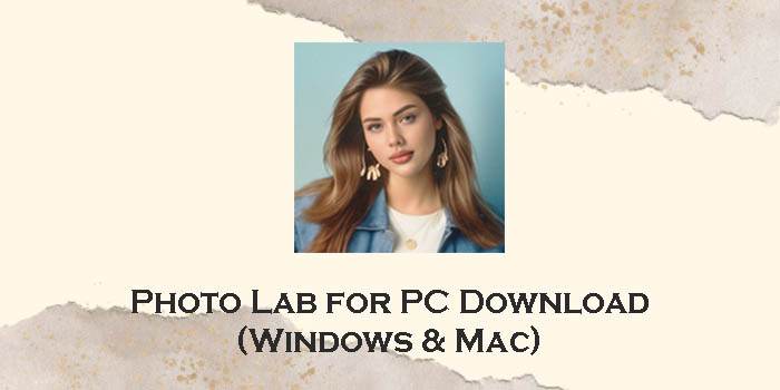 photo lab for pc