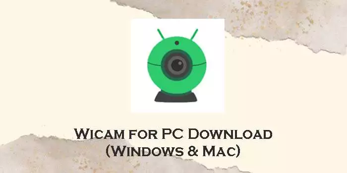 wicam for pc