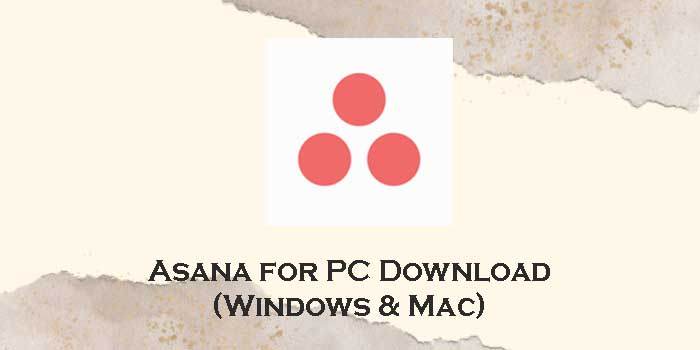 asana for pc