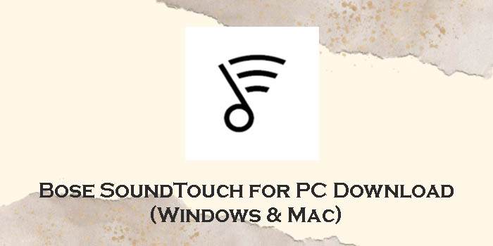 bose soundtouch for pc