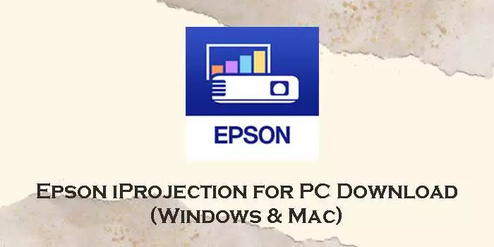 epson iprojection for pc