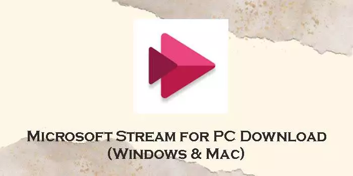 microsoft stream for pc