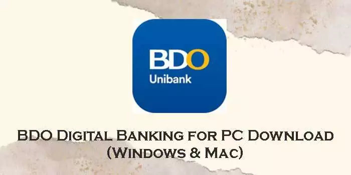 bdo digital banking for pc