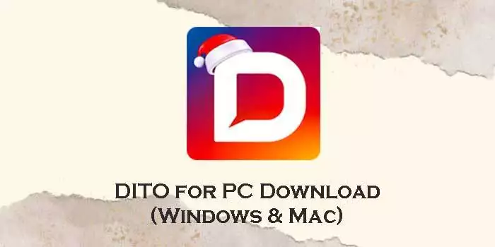 dito for pc