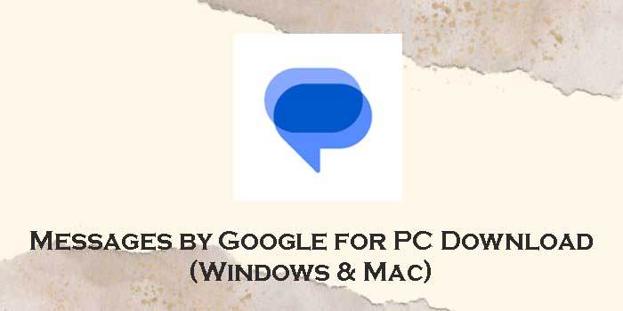 messages by google for pc