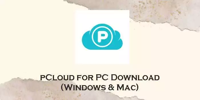 pcloud for pc