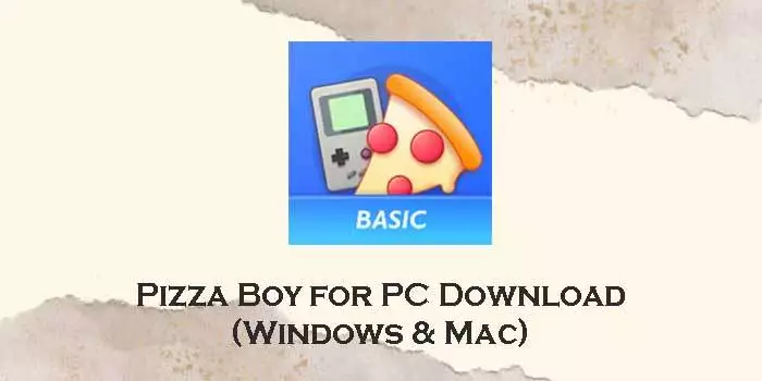 pizza boy for pc