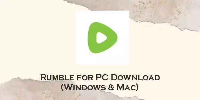 rumble for pc