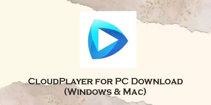 cloudplayer for pc
