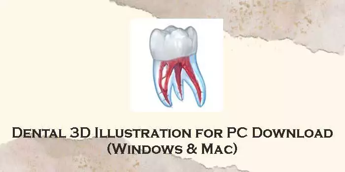 dental 3d illustration for pc