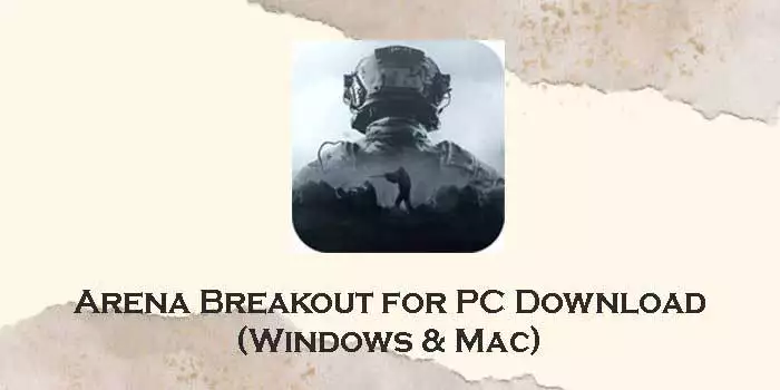 arena breakout for pc