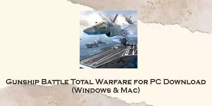 gunship battle total warfare for pc