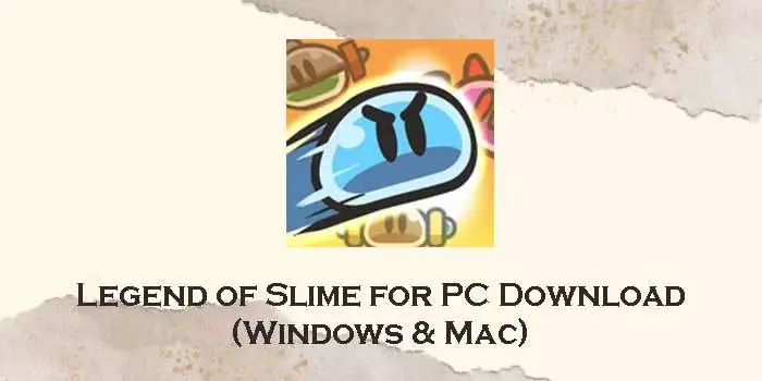 legend of slime for pc
