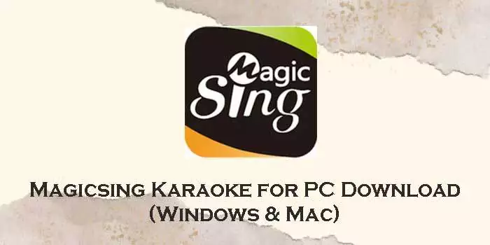magicsing karaoke for pc