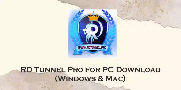 rd tunnel pro for pc