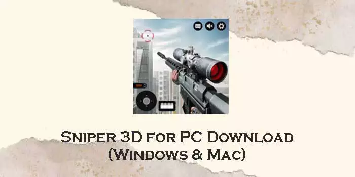 sniper 3d for pc