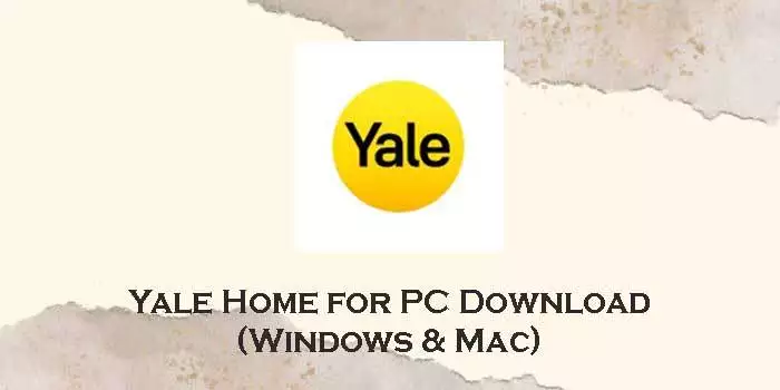 yale home for pc