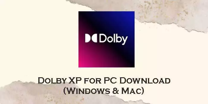 Dolby-XP-for-pc