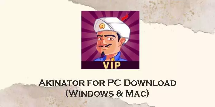 Akinator-for-pc