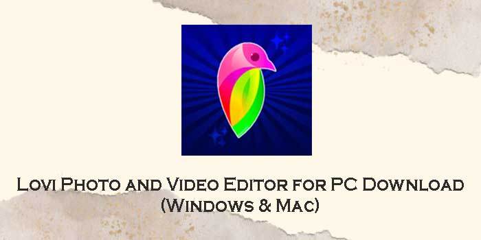 Lovi-Photo-and-Video-Editor-for-pc